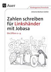 Zahlen schreiben f&uuml;r Linksh&auml;nder mit Jobasa