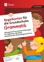 Regelkarten f&uuml;r die Grundschule: Grammatik