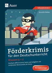 F&ouml;rderkrimis f&uuml;r den Deutschunterricht Klassen 5-7