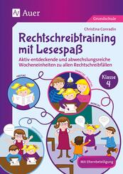Rechtschreibtraining mit Lesespa&szlig; - Klasse 4