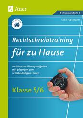 Rechtschreibtraining f&uuml;r zu Hause, Klasse 5/6