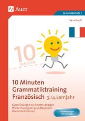 10-Minuten-Grammatiktraining Franz&ouml;sisch Lj. 3-4