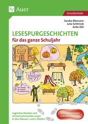 Lesespurgeschichten f&uuml;r das ganze Schuljahr 1/2