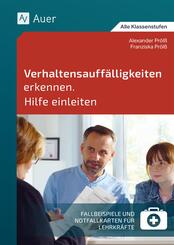 Verhaltensauff&auml;lligkeiten erkennen Hilfe einleiten
