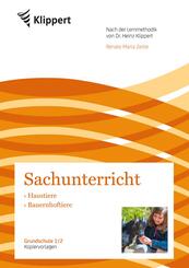 Sachunterricht 1/2, Haustiere - Bauernhoftiere