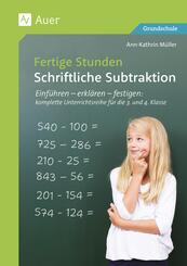 Fertige Stunden - Schriftliche Subtraktion