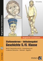 Stationenlernen Geschichte 5/6 Band 1 - inklusiv, m. 1 CD-ROM.Bd.1