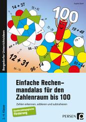 Einfache Rechenmandalas f&uuml;r den Zahlenraum bis 100