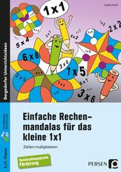 Einfache Rechenmandalas f&uuml;r das kleine 1x1