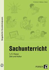 Sachunterricht - 1./2. Klasse, Zeit und Kultur, m. 1 CD-ROM