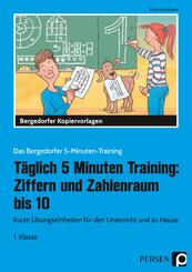 T&auml;glich 5 Minuten Training: Ziffern und ZR bis 10