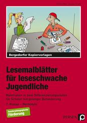 Lesemalbl&auml;tter f&uuml;r leseschwache Jugendliche