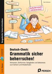 Deutsch-Check: Grammatik sicher beherrschen!