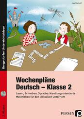 Wochenpl&auml;ne Deutsch - Klasse 2