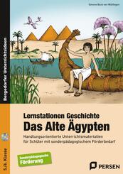 Lernstationen Geschichte: Das Alte &Auml;gypten, m. 1 CD-ROM