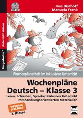 Wochenpl&auml;ne Deutsch - Klasse 3