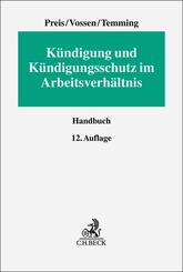 K&uuml;ndigung und K&uuml;ndigungsschutz im Arbeitsverh&auml;ltnis