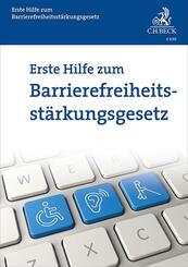 Erste Hilfe zum Barrierefreiheitsst&auml;rkungsgesetz