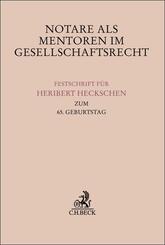 Notare als Mentoren im Gesellschaftsrecht