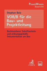 VOB/B f&uuml;r die Bau- und Projektleitung