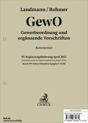 Gewerbeordnung  95. Erg&auml;nzungslieferung