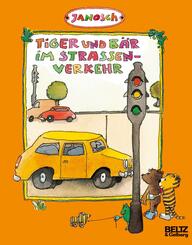 Tiger und B&auml;r im Stra&szlig;enverkehr