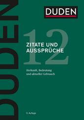 Duden - Zitate und Ausspr&uuml;che