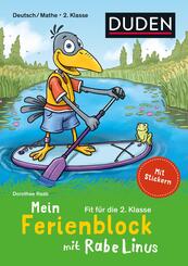 Mein Ferienblock mit Rabe Linus - Fit f&uuml;r die 2. Klasse