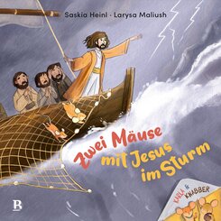 Zwei M&auml;use mit Jesus im Sturm
