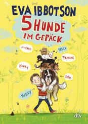 F&uuml;nf Hunde im Gep&auml;ck