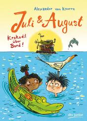 Juli & August - Krokodil &uuml;ber Bord