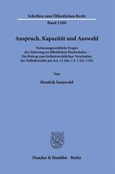 Anspruch, Kapazit&auml;t und Auswahl.