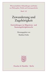Zuwanderung und Zugeh&ouml;rigkeit