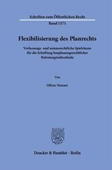 Flexibilisierung des Planrechts
