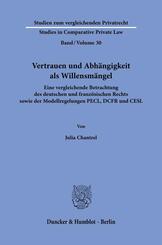 Vertrauen und Abh&auml;ngigkeit als Willensm&auml;ngel