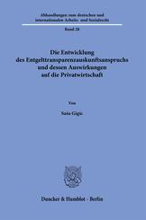 Die Entwicklung des Entgelttransparenzauskunftsanspruchs und dessen Auswirkungen auf die Privatwirtschaft