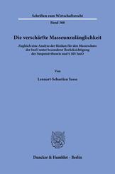 Die versch&auml;rfte Masseunzul&auml;nglichkeit