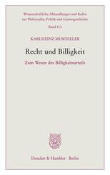 Recht und Billigkeit