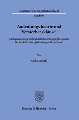 Andeutungstheorie und Versterbensklausel