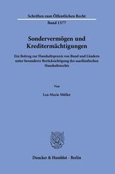 Sonderverm&ouml;gen und Krediterm&auml;chtigungen