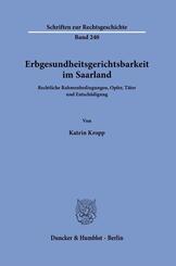 Erbgesundheitsgerichtsbarkeit im Saarland