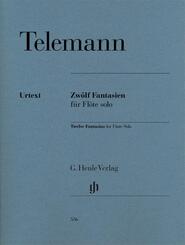 Zw&ouml;lf Fantasien f&uuml;r Fl&ouml;te solo TWV 40:2-13