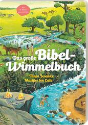 Das gro&szlig;e Bibel-Wimmelbuch. Mit Kindern die Bibel entdecken: 75 Szenen und Ereignisse aus dem Alten und Neuen Testament, von Adam und Eva bis zur Jesus-Geschichte. Wimmel-Bilderbuch ab 3 Jahren