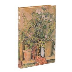 Notizbuch Cezannes Terrakotta-T&ouml;pfe und Blumen Mini Unliniert