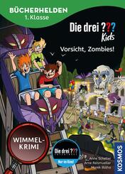 Die drei ??? Kids, B&uuml;cherhelden 1. Klasse, Vorsicht, Zombies!