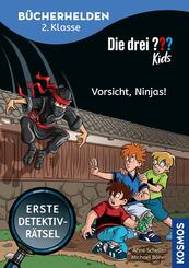 Die drei ??? Kids, B&uuml;cherhelden 2. Klasse, Vorsicht, Ninjas!