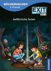 EXIT&reg; - Das Buch Kids, B&uuml;cherhelden 2. Klasse, Gef&auml;hrliche Ferien
