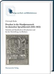 Drucken in der Handpressenzeit