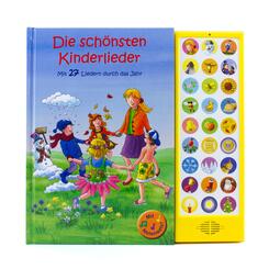 27-Button-Soundbuch, Die Sch&ouml;nsten Kinderlieder, Mit 27 Liedern durch das Jahr