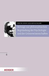 Beitr&auml;ge zur philosophischen Begr&uuml;ndung der Psychologie und der Geisteswissenschaften
